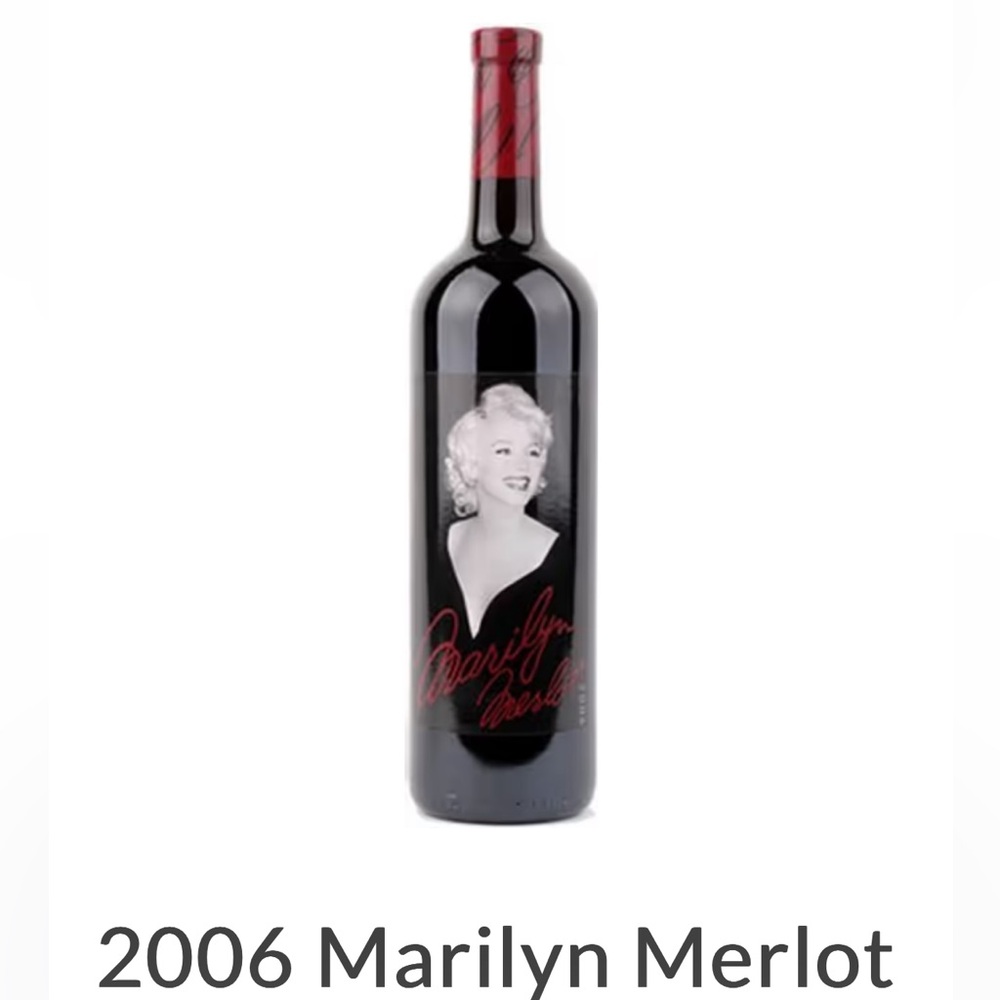🍃💋 Vintage 2006 Marilyn Monroe Merlot Collectors Edition